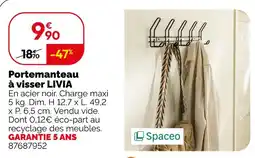 Weldom Spaceo portemanteau à visser livia offre
