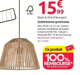 Mr Bricolage Suspension quintana offre