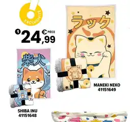 JouéClub Plaid sherpa kawaii offre