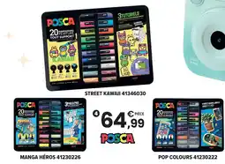 JouéClub Posca mallette métal 20 marqueurs pointes offre