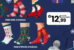 JouéClub Lot de 3 paires de chaussettes offre