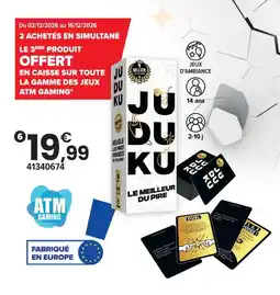 JouéClub Atm gaming ju duku le meilleur du pire offre