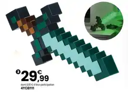 JouéClub Minecraft lampe épée en diamant offre