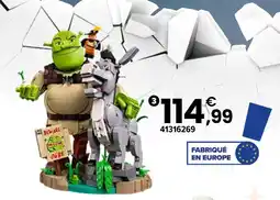 JouéClub Lego icons 72423 shrek l’ane et le chat potte offre