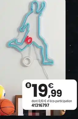 JouéClub Décoration murale néon offre