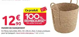 Mr Bricolage Panier de rangement offre