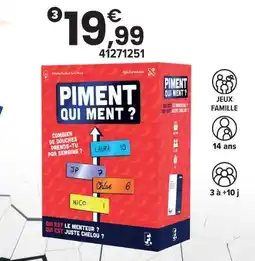 JouéClub Piment qui ment ? offre