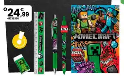 JouéClub Set papeterie minecraft offre
