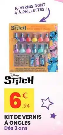 Stokomani Disney - kit de vernis a ongles offre