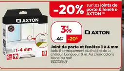 Weldom Axton joint de porte et fenêtre 1 à 4 mm offre