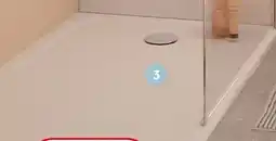 Weldom Receveur de douche résine blanc easy offre