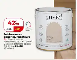 Weldom Envie ! peinture murs, boiseries, radiateurs offre