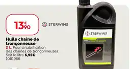 Weldom Sterwins huile chaîne de tronçonneuse offre