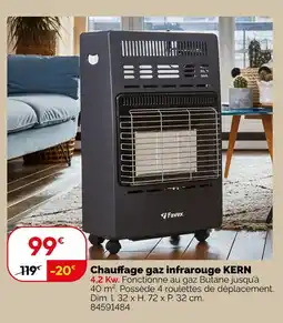 Weldom Chauffage gaz infrarouge kern offre