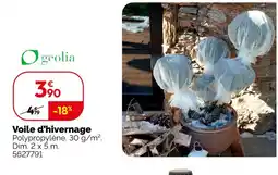 Weldom Geolia voile d'hivernage offre