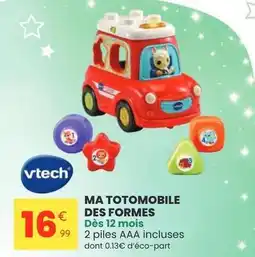 Stokomani Vtech - ma totomobile des formes offre