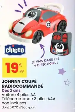 Stokomani Chicco - johnny coupe radiocommandé offre