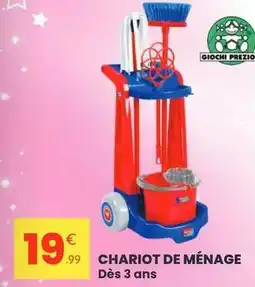Stokomani Chariot de ménage offre
