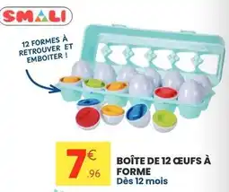 Stokomani Boite de 12 oeufs a forme offre