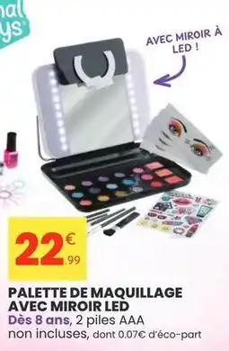 Stokomani Palette - de maquillage avec miroir led offre