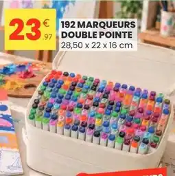 Stokomani 192 marqueurs double pointe offre