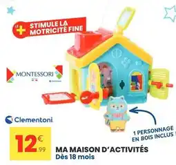 Stokomani Clementoni - ma maison d'activités offre