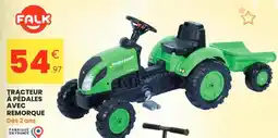 Stokomani Falk - tracteur à pédales avec remorque offre