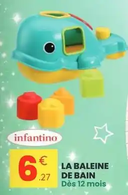 Stokomani Infantino - la baleine de bain offre