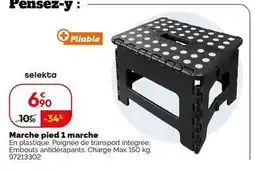 Weldom Marche pied 1 marche offre