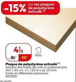 Weldom Ursa - plaque polystyrène extrude offre