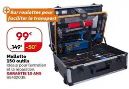 Weldom Dexter - mallette 150 outils offre