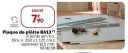 Weldom Plaques de plâtre ba13 offre