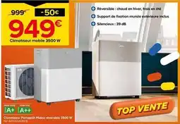 Castorama Midea - climatiseur portasplit réversible 3500 w offre