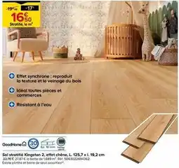 Castorama Goodhome - sol stratifié kingston 2, éffet-chene offre