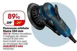 Weldom Dexter - ponceuse orbitale filaire 150mm offre