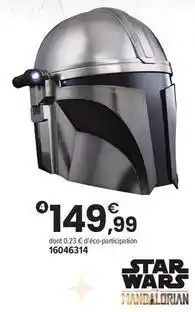 JouéClub Star wars - casque electronique the mandalorina offre