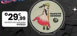 JouéClub Naruto uzumaki luminaire mural ou a poser offre