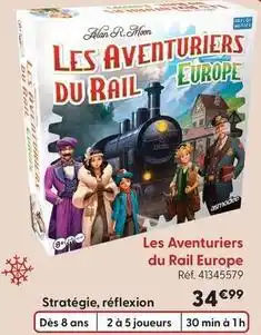 La Grande Récré Asmodee - les aventuriers du rail europe offre