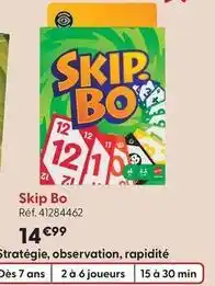 La Grande Récré Mattel - skip bo offre