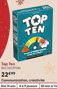 La Grande Récré Asmodée - top ten offre