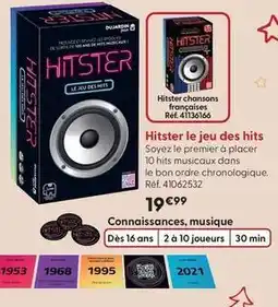La Grande Récré Dujardin - hitster le jeu des hits offre