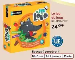 La Grande Récré Le jeu du loup offre