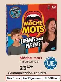 La Grande Récré Hasbro - mache-mots offre