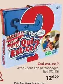 La Grande Récré Hasbro - qui-est-ce ? offre
