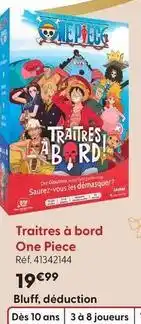 La Grande Récré Blackrock - traitres a bord one piece offre