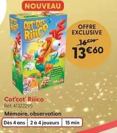 La Grande Récré Goliath - cot'cot' riiico offre