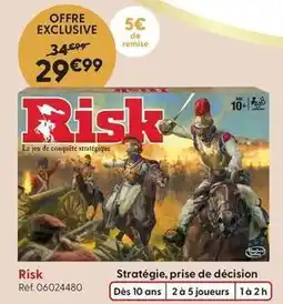 La Grande Récré Hasbro - risk offre