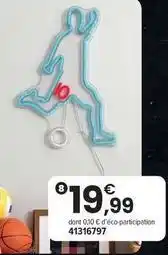 JouéClub Neon joueur foot offre