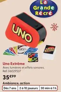 La Grande Récré Mattel - uno extreme offre