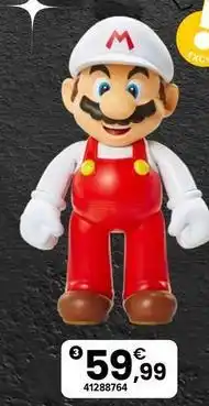 JouéClub Nintendo super mario figurine mario de feu 50 cm offre